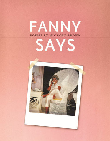 Fanny Says - BOA Editions, Ltd.